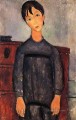 Niña con delantal negro 1918 Amedeo Modigliani